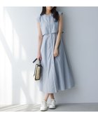 【エニィ スィス/any SiS】の【洗える】クロップドシャツ ワンピース 人気、トレンドファッション・服の通販 founy(ファニー) ファッション Fashion レディースファッション WOMEN ワンピース Dress シャツワンピース Shirt Dresses 春 Spring 洗える Washable シャンブレー Chambray ショルダー Shoulder ストライプ Stripe デニム Denim ドロップ Drop ノースリーブ No Sleeve バランス Balance フィット Fit フレア Flare ボーダー Border S/S・春夏 Ss・Spring/Summer 夏 Summer エレガント 上品 Elegant thumbnail ブルーストライプ|ID: prp329100003995264 ipo3291000000028163584