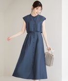 【エニィ スィス/any SiS】の【洗える】クロップドシャツ ワンピース 人気、トレンドファッション・服の通販 founy(ファニー) ファッション Fashion レディースファッション WOMEN ワンピース Dress シャツワンピース Shirt Dresses 春 Spring 洗える Washable シャンブレー Chambray ショルダー Shoulder ストライプ Stripe デニム Denim ドロップ Drop ノースリーブ No Sleeve バランス Balance フィット Fit フレア Flare ボーダー Border S/S・春夏 Ss・Spring/Summer 夏 Summer エレガント 上品 Elegant thumbnail シャンブレー|ID: prp329100003995264 ipo3291000000028163585