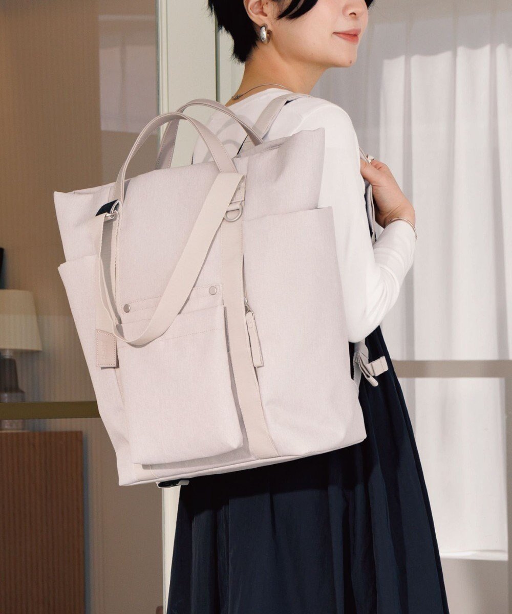 【エースバッグズアンドラゲッジ/ACE BAGS & LUGGAGE】のHaNT ミッケ リュックサック トートバッグ 5WAY仕様 女子旅 マザーバッグ セットアップ機能 68362 ハント インテリア・キッズ・メンズ・レディースファッション・服の通販 founy(ファニー) 　ファッション　Fashion　レディースファッション　WOMEN　セットアップ　Setup　バッグ　Bag　傘　Umbrella　巾着　Purse　セットアップ　Set Up　フラップ　Flap　ポケット　Pocket　ポーチ　Pouch　リュック　Ruck Sack　おすすめ　Recommend　スーツケース キャリーケース　Suitcase　あまいろアイボリー|ID: prp329100003995300 ipo3291000000026401560