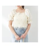 【アースミュージックアンドエコロジー/earth music&ecology】のフラワー刺繍ブラウス White|ID:prp329100003996463