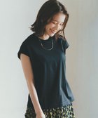 【シトム/SITOM】のフレンチスリーブ Tシャツ 人気、トレンドファッション・服の通販 founy(ファニー) ファッション Fashion レディースファッション WOMEN トップス・カットソー Tops/Tshirt シャツ/ブラウス Shirts/Blouses ロング / Tシャツ T-Shirts カットソー Cut and Sewn インナー Inner 春 Spring 洗える Washable カットソー Cut And Sew スリーブ Sleeve スーピマ Supima ノースリーブ No Sleeve パターン Pattern フレンチ French S/S・春夏 Ss・Spring/Summer 夏 Summer エレガント 上品 Elegant ビジネス 仕事 通勤 Business thumbnail ブラック|ID: prp329100003996473 ipo3291000000026411960