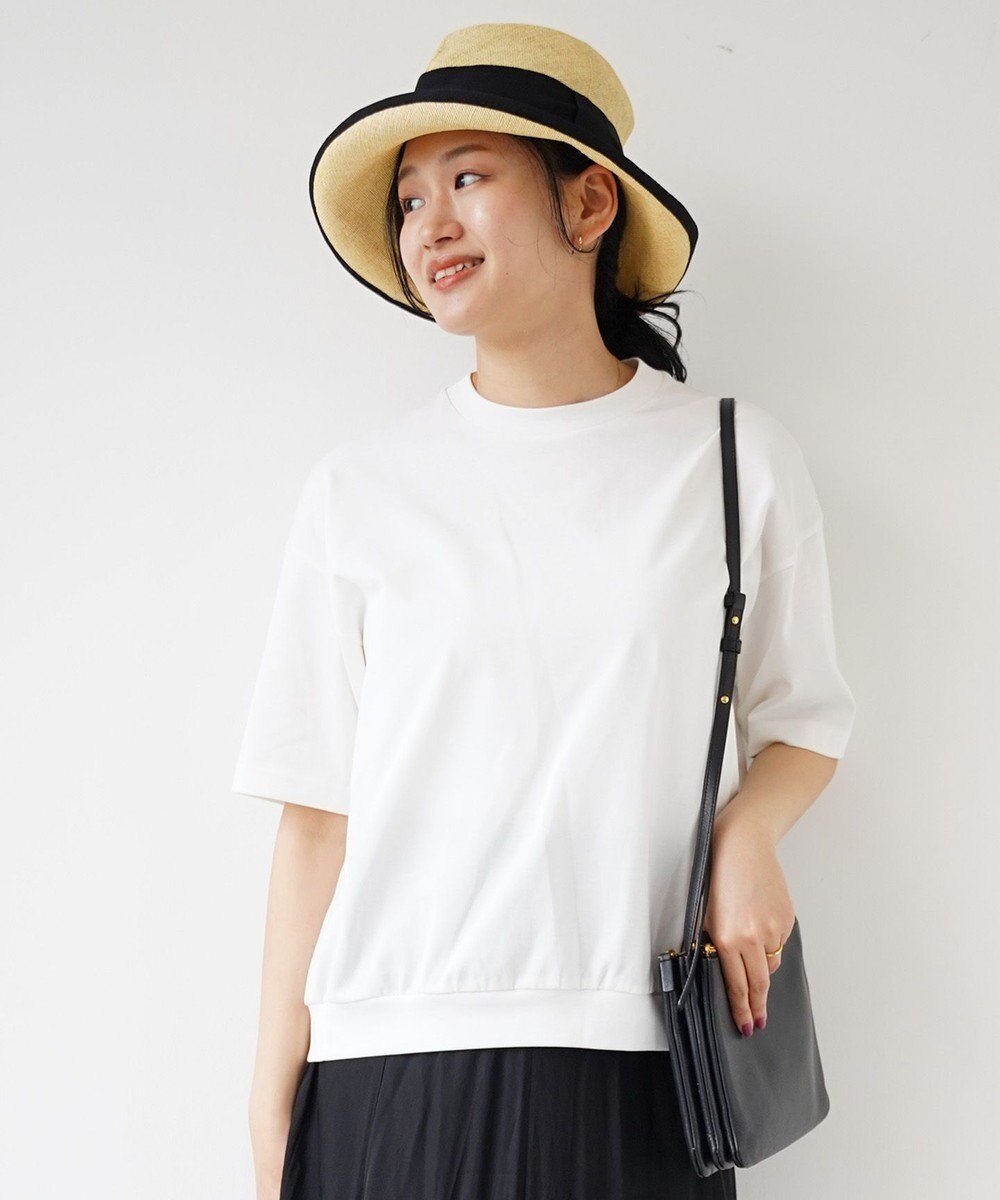 【シトム/SITOM】の裾リブTシャツ 人気、トレンドファッション・服の通販 founy(ファニー) 　ファッション　Fashion　レディースファッション　WOMEN　トップス・カットソー　Tops/Tshirt　シャツ/ブラウス　Shirts/Blouses　ロング / Tシャツ　T-Shirts　カットソー　Cut and Sewn　S/S・春夏　Ss・Spring/Summer　インナー　Inner　カットソー　Cut And Sew　スタイリッシュ　Stylish　ダメージ　Damage　フィット　Fit　夏　Summer　春　Spring　 other-1|ID: prp329100003996476 ipo3291000000026411965