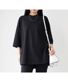 【シトム/SITOM】のDCHコットン7分袖チュニック Tシャツ 人気、トレンドファッション・服の通販 founy(ファニー) ファッション Fashion レディースファッション WOMEN トップス・カットソー Tops/Tshirt シャツ/ブラウス Shirts/Blouses ロング / Tシャツ T-Shirts カットソー Cut and Sewn インド India 春 Spring 洗える Washable 秋 Autumn/Fall カットソー Cut And Sew ショルダー Shoulder スリット Slit チュニック Tunic ドロップ Drop パターン Pattern ベーシック Basic ポケット Pocket S/S・春夏 Ss・Spring/Summer 夏 Summer エレガント 上品 Elegant ビジネス 仕事 通勤 Business thumbnail ブラック|ID: prp329100003996479 ipo3291000000027249634