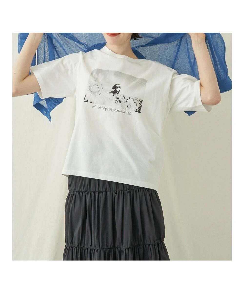 【アメリカンホリック/AMERICAN HOLIC】のSky Photo Tee インテリア・キッズ・メンズ・レディースファッション・服の通販 founy(ファニー) 　ファッション　Fashion　レディースファッション　WOMEN　トップス・カットソー　Tops/Tshirt　シャツ/ブラウス　Shirts/Blouses　ロング / Tシャツ　T-Shirts　カットソー　Cut and Sewn　S/S・春夏　Ss・Spring/Summer　カットソー　Cut And Sew　スタイリッシュ　Stylish　バランス　Balance　プリント　Print　ベーシック　Basic　ポケット　Pocket　モノトーン　Monotone　夏　Summer　春　Spring　A|ID: prp329100003997527 ipo3291000000026422628