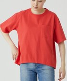 【サキュウ/caqu】の【洗える】caqu x good on short sleeve pocket tee リラックスフィットポケットTシャツ R.red|ID: prp329100003998595 ipo3291000000026433233