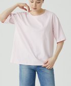 【サキュウ/caqu】の【洗える】caqu x GoodOn roundneck S/Stee シンプルゆったりフィットの半袖Tシャツ R.pink|ID: prp329100003998600 ipo3291000000026433250