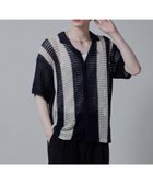 【ウィゴー/WEGO / MEN】のマルチストライプニットシャツ(S) ネイビー|ID: prp329100003999673 ipo3291000000027425922