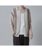 【ウィゴー/WEGO / MEN】のマルチストライプニットシャツ(S) オフホワイト|ID: prp329100003999673 ipo3291000000027425923