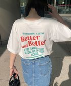 【ウィゴー/WEGO】のヴィンテージライクグラフィックTシャツ ホワイトその他|ID:prp329100003999698