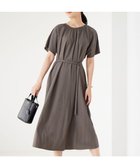 【ジェイ プレス/J.PRESS】の【WEB限定・洗える】ナチュラルスムース ワンピース ブラウン系|ID:prp329100004002727