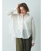 【イェッカ ヴェッカ/YECCA VECCA】のサイドスリットシアーシャツ Ivory|ID: prp329100004004034 ipo3291000000028614201