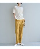【アンフィーロ 自由区/UNFILO】の【新色追加】【洗える】マイビューティ テーパードパンツ イエロー|ID: prp329100004006985 ipo3291000000031986187