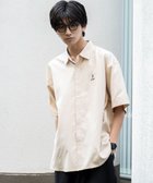 【ウィゴー/WEGO / MEN】の【シワになりにくい】イージーケアオックスフォードワンポイントシャツ(S) ベージュ|ID: prp329100004008009 ipo3291000000027387296