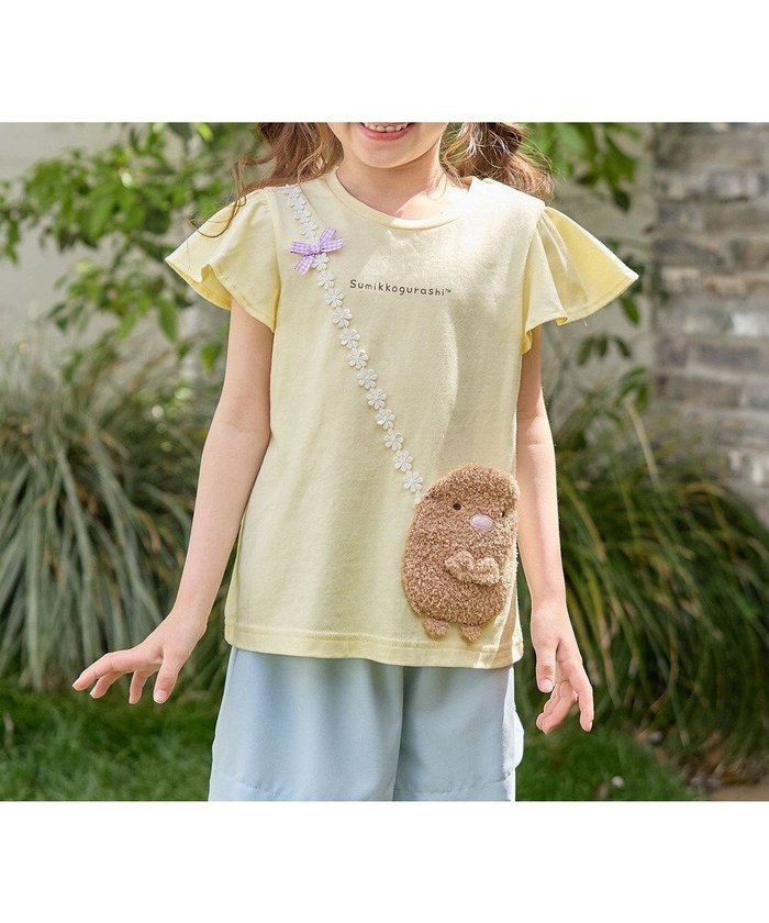 【エニファム/any FAM / KIDS】の【WEB限定/すみっコぐらし】ポシェットTシャツ インテリア・キッズ・メンズ・レディースファッション・服の通販 founy(ファニー) https://founy.com/ ファッション Fashion キッズファッション Fashion for Kids トップス・カットソー Cut & Sew Tops 春 Spring カットソー Cut and Sewn Top キャラクター Character, Licensed Characters スパンコール Sequins, Sequin Embellishment 人気 Popular, Best Seller ポシェット Pochette, Mini Bag 半袖 Short Sleeve, Half Sleeve S/S・春夏 SS, Spring/Summer, Warm Season 夏 Summer |ID: prp329100004010972 ipo3291000000032710943