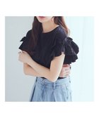 【アースミュージックアンドエコロジー/earth music&ecology】のフリルスリーブカットソー 人気、トレンドファッション・服の通販 founy(ファニー) ファッション Fashion レディースファッション WOMEN トップス・カットソー Tops/Tshirt シャツ/ブラウス Shirts/Blouses ロング / Tシャツ T-Shirts カットソー Cut and Sewn 春 Spring カットソー Cut And Sew ガーリー Girly スリーブ Sleeve フリル Frills ポケット Pocket S/S・春夏 Ss・Spring/Summer 夏 Summer thumbnail Black|ID: prp329100004011010 ipo3291000000026930680