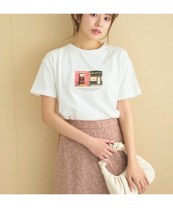 【フェルゥ/Feroux】のヴィンテージフォトプリント Tシャツ インテリア・キッズ・メンズ・レディースファッション・服の通販 founy(ファニー) https://founy.com/ ファッション Fashion レディースファッション WOMEN トップス・カットソー Tops/Tshirt シャツ/ブラウス Shirts/Blouses ロング / Tシャツ T-Shirts カットソー Cut and Sewn S/S・春夏 Ss・Spring/Summer カットソー Cut And Sew ガーリー Girly シンプル Simple ビンテージ Vintage プリント Print 夏 Summer 春 Spring |ID: prp329100004012209 ipo3291000000027230089