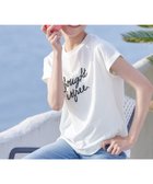 【ティアクラッセ/Tiaclasse】の【洗える】立体刺繍ロゴTシャツカットソー オフホワイト|ID: prp329100004012213 ipo3291000000026583578