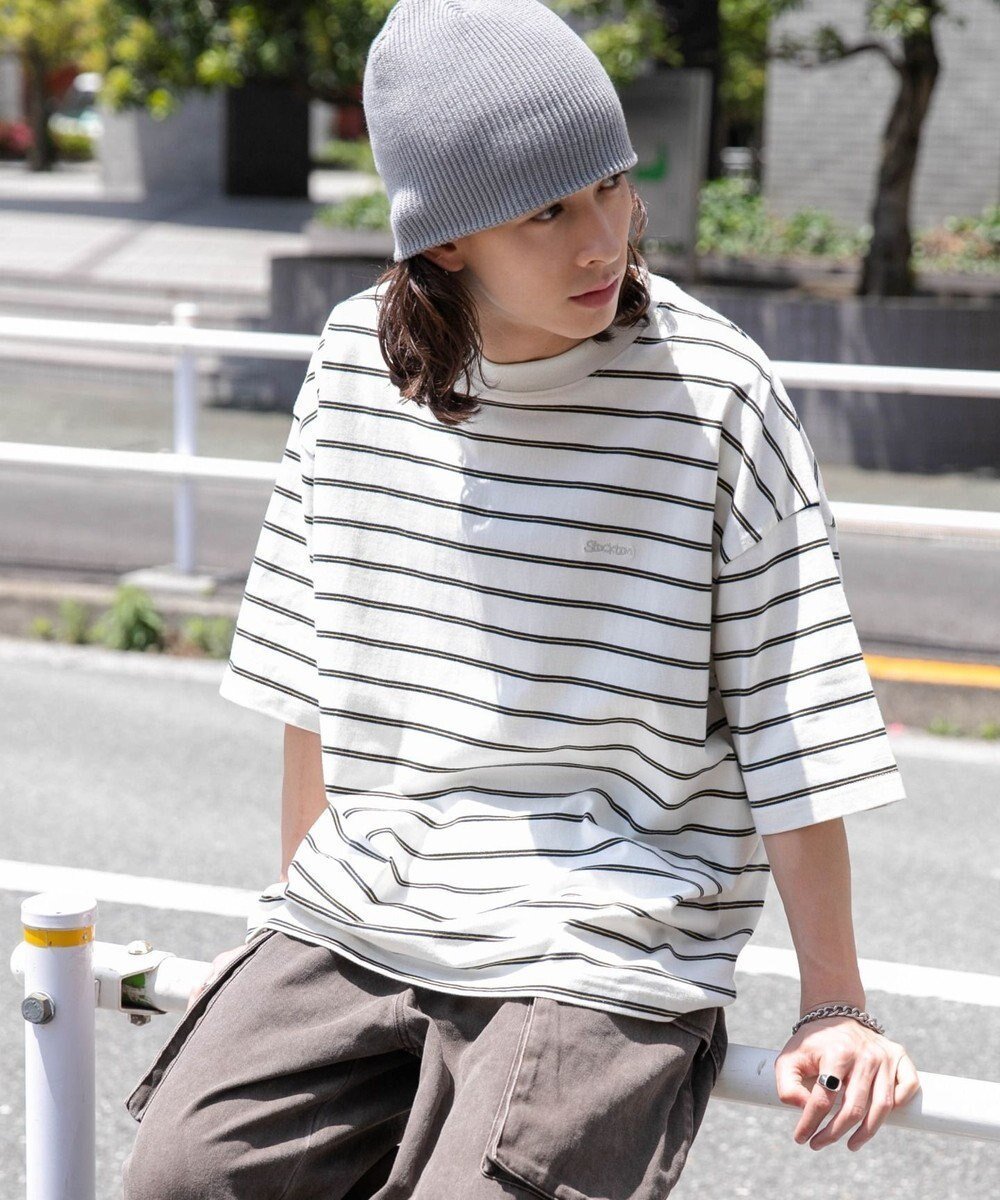 【ウィゴー/WEGO / MEN】のワンポイントボーダーT 人気、トレンドファッション・服の通販 founy(ファニー) 　ファッション　Fashion　メンズファッション　MEN　トップス・カットソー　Tops/Tshirt/Men　シャツ　Shirts　春　Spring　秋　Autumn/Fall　カットソー　Cut And Sew　カーゴパンツ　Cargo Pants　デニム　Denim　ビッグ　Big　ボーダー　Border　ワイド　Wide　ワンポイント　One Point　S/S・春夏　Ss・Spring/Summer　プチプライス・低価格　Affordable　おすすめ　Recommend　夏　Summer　 other-1|ID: prp329100004014796 ipo3291000000028954419