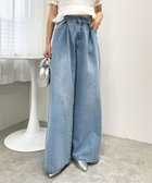 【ウィゴー/WEGO】のハートペイントフックワイドデニムパンツ 人気、トレンドファッション・服の通販 founy(ファニー) ファッション Fashion レディースファッション WOMEN パンツ Pants デニムパンツ Denim Pants 厚底 Platforms 春 Spring サンダル Sandals ショート Short スニーカー Sneakers スマホ Smartphone デニム Denim プリント Print ボトム Bottom ロング Long ワイド Wide ワンポイント One Point 再入荷 Restock/Back In Stock/Re Arrival S/S・春夏 Ss・Spring/Summer 夏 Summer thumbnail デニム淡色|ID: prp329100004014804 ipo3291000000026608111