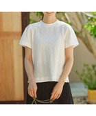 【組曲/KUMIKYOKU】の【WEB限定】ストレッチジャガード クロップドTシャツ 人気、トレンドファッション・服の通販 founy(ファニー) ファッション Fashion レディースファッション WOMEN トップス・カットソー Tops/Tshirt シャツ/ブラウス Shirts/Blouses ロング / Tシャツ T-Shirts カットソー Cut and Sewn 春 Spring カットソー Cut And Sew クロップド Cropped シャーリング Shirring ストレッチ Stretch スリット Slit セットアップ Set Up トレンド Trend 定番 Standard バランス Balance ラッセル Russell 再入荷 Restock/Back In Stock/Re Arrival S/S・春夏 Ss・Spring/Summer 夏 Summer thumbnail アイボリー系|ID: prp329100004017765 ipo3291000000028446151