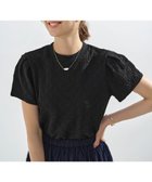 【組曲/KUMIKYOKU】の【WEB限定】ストレッチジャガード クロップドTシャツ 人気、トレンドファッション・服の通販 founy(ファニー) ファッション Fashion レディースファッション WOMEN トップス・カットソー Tops/Tshirt シャツ/ブラウス Shirts/Blouses ロング / Tシャツ T-Shirts カットソー Cut and Sewn 春 Spring カットソー Cut And Sew クロップド Cropped シャーリング Shirring ストレッチ Stretch スリット Slit セットアップ Set Up トレンド Trend 定番 Standard バランス Balance ラッセル Russell 再入荷 Restock/Back In Stock/Re Arrival S/S・春夏 Ss・Spring/Summer 夏 Summer thumbnail ブラック系|ID: prp329100004017765 ipo3291000000028446153