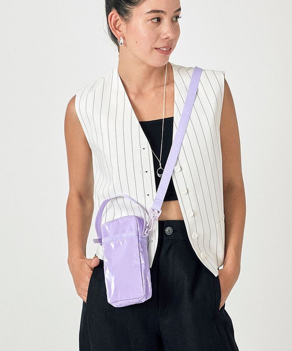 【レスポートサック/LeSportsac】のMINI PHONE CROSSBODY/ライラックシャイン 人気、トレンドファッション・服の通販 founy(ファニー) 　ファッション　Fashion　レディースファッション　WOMEN　コレクション　Collection　コンパクト　Compact　軽量　Lightweight　ショルダー　Shoulder　スタイリッシュ　Stylish　人気　Popularity　プリント　Print　ポケット　Pocket　ポシェット　Pochette　ポーチ　Pouch　おすすめ　Recommend　スマホケース　Phone Case　 other-1|ID: prp329100004020303 ipo3291000000027544126