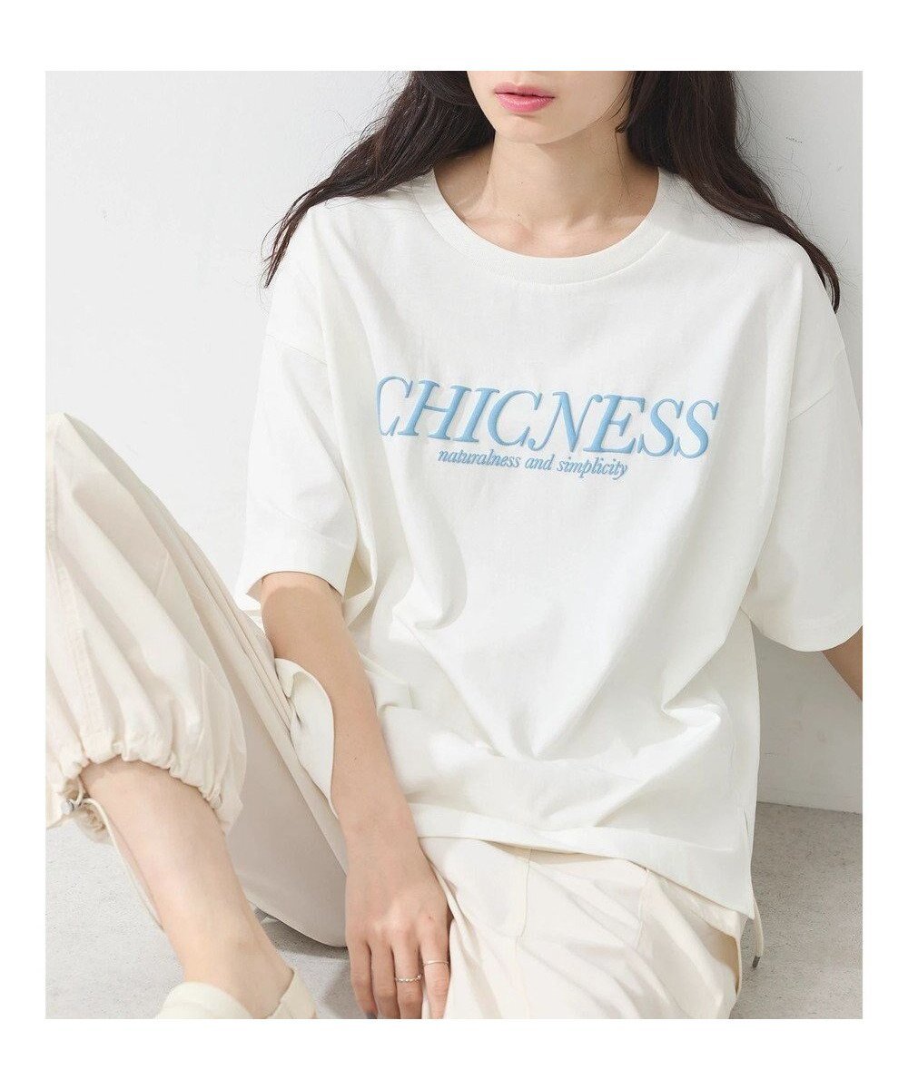 【アースミュージックアンドエコロジー/earth music&ecology】のCHICNESS スリットT 人気、トレンドファッション・服の通販 founy(ファニー) 　ファッション　Fashion　レディースファッション　WOMEN　トップス・カットソー　Tops/Tshirt　シャツ/ブラウス　Shirts/Blouses　ロング / Tシャツ　T-Shirts　カットソー　Cut and Sewn　S/S・春夏　Ss・Spring/Summer　おすすめ　Recommend　カットソー　Cut And Sew　スリット　Slit　ビッグ　Big　フロント　Front　プリント　Print　ポケット　Pocket　再入荷　Restock/Back In Stock/Re Arrival　夏　Summer　春　Spring　 other-1|ID: prp329100004020459 ipo3291000000028614165