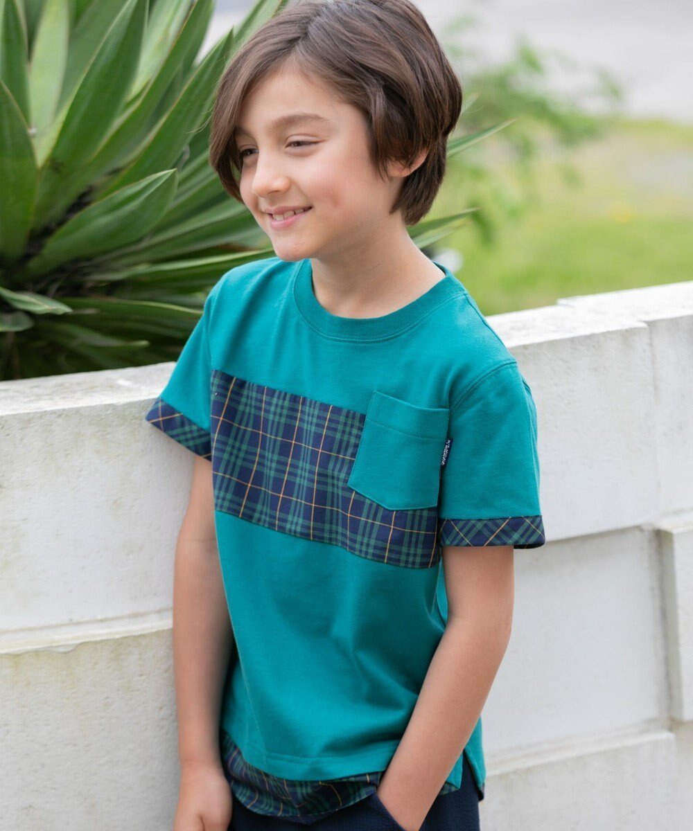 【ジェイ プレス/J.PRESS / KIDS】の【110-130cm】マドラスTシャツ 人気、トレンドファッション・服の通販 founy(ファニー) 　ファッション　Fashion　キッズファッション　KIDS　トップス・カットソー　Tops/Tees/Kids　春　Spring　カットソー　Cut And Sew　スマホ　Smartphone　セットアップ　Set Up　チェック　Check　ブロッキング　Blocking　ポケット　Pocket　半袖　Short Sleeve　S/S・春夏　Ss・Spring/Summer　夏　Summer　2024年　2024　2024春夏・S/S　Ss,Spring/Summer,2024　 other-1|ID: prp329100004020622 ipo3291000000026663559