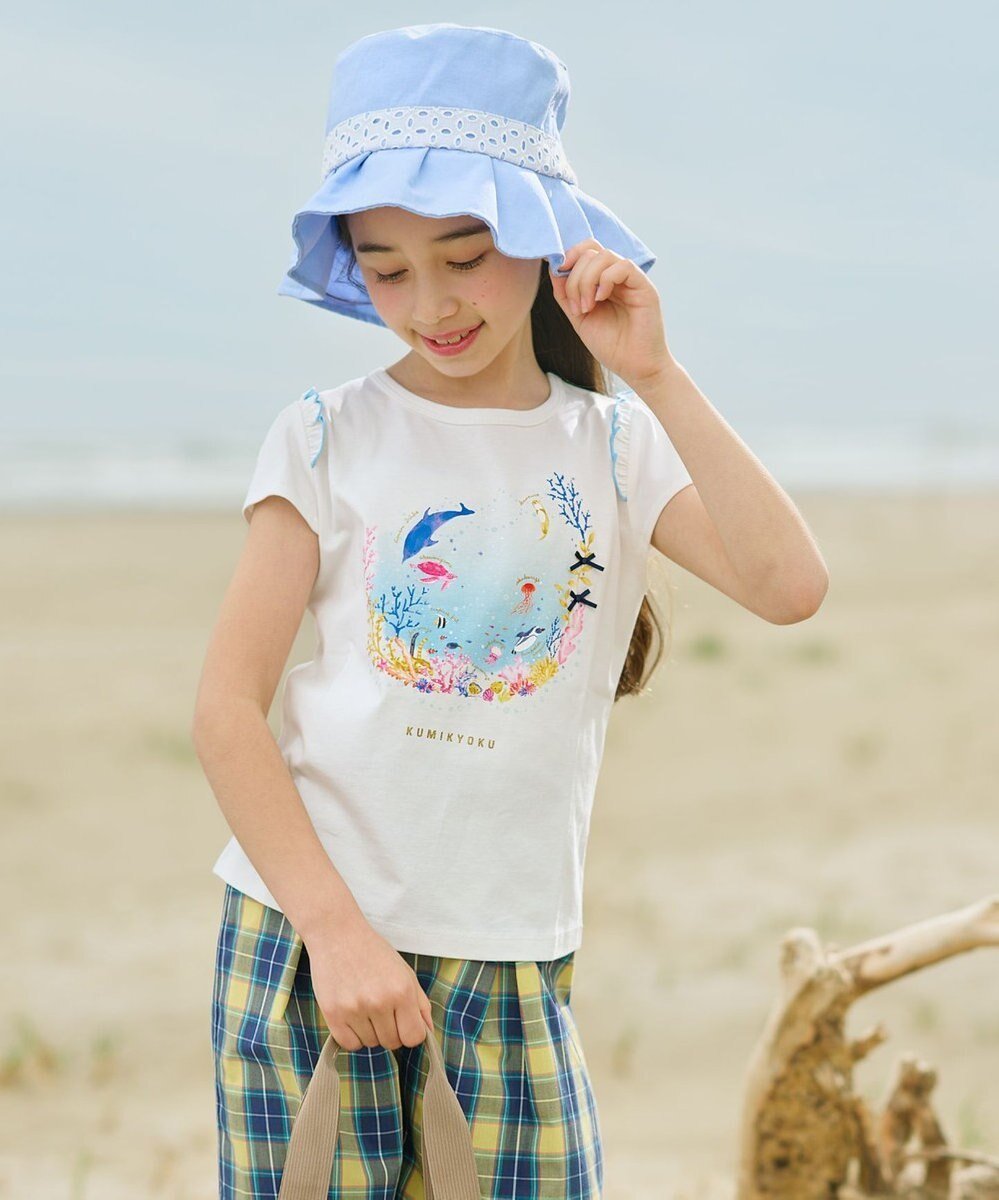 【組曲 / KIDS/KUMIKYOKU】の【110-140cm】ENOSUI Dream Tシャツ インテリア・キッズ・メンズ・レディースファッション・服の通販 founy(ファニー) 　ファッション　Fashion　キッズファッション　KIDS　トップス・カットソー　Tops/Tees/Kids　S/S・春夏　Ss・Spring/Summer　カットソー　Cut And Sew　シンプル　Simple　ボトム　Bottom　夏　Summer　定番　Standard　春　Spring　オフホワイト系|ID: prp329100004020628 ipo3291000000026663580