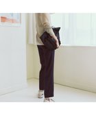 【アイシービー/iCB】の【MAG×スタイリストコラボ】シャイニーシアーニット×サテンストレートパンツ ベージュニット×ネイビーパンツ|ID: prp329100004020669 ipo3291000000027505016