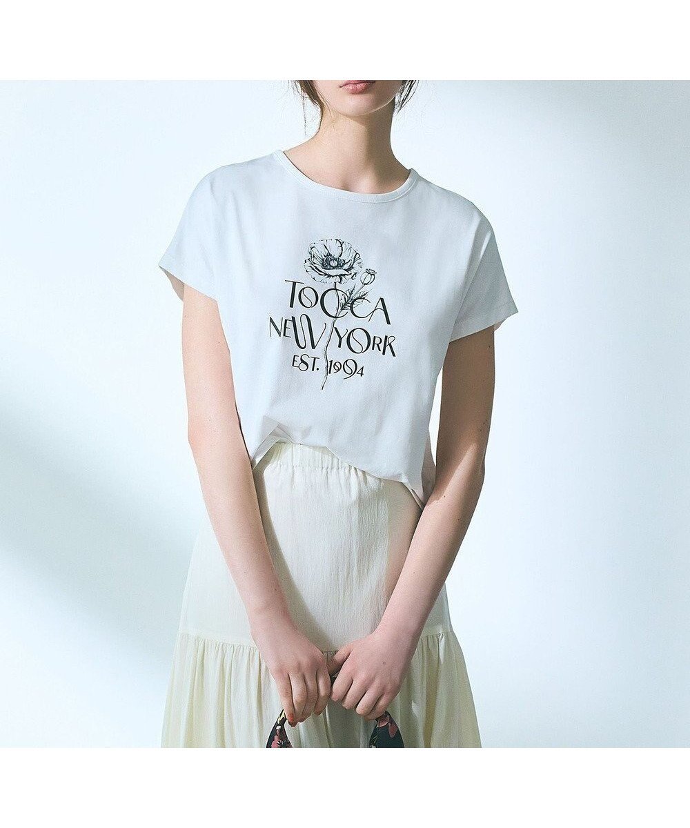 【トッカ/TOCCA】の【接触冷感・UV90%以上カット・洗える!】BLOOM OF TOCCA Tシャツ 人気、トレンドファッション・服の通販 founy(ファニー) 　ファッション　Fashion　レディースファッション　WOMEN　トップス・カットソー　Tops/Tshirt　シャツ/ブラウス　Shirts/Blouses　ロング / Tシャツ　T-Shirts　カットソー　Cut and Sewn　S/S・春夏　Ss・Spring/Summer　カットソー　Cut And Sew　夏　Summer　春　Spring　洗える　Washable　 other-1|ID: prp329100004020742 ipo3291000000026664213