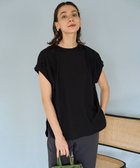 【アンフィーロ 自由区/UNFILO】の【接触冷感/シワになりにくい】BEAUTY FORM タックスリーブTシャツ ブラック|ID: prp329100004022625 ipo3291000000027253707