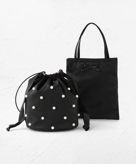 【トッカ/TOCCA】の【ヨンアさん×大人百花×TOCCAコラボ】PEARL SHOWER 2SET BAG バッグ 人気、トレンドファッション・服の通販 founy(ファニー) ファッション Fashion レディースファッション WOMEN バッグ Bag コラボ Collaboration 巾着 Purse サテン Satin ショルダー Shoulder スマホ Smartphone 財布 Wallet 雑誌 Magazine デニム Denim ドレス Dress パール Pearl フェミニン Feminine フォルム Form フラット Flat ポケット Pocket リボン Ribbon リュクス Luxe レース Race おすすめ Recommend エレガント 上品 Elegant |ID:prp329100004024553