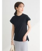 【グリーンパークス/Green Parks】の・Petit Fleur リブフレンチTEE Black|ID: prp329100004025189 ipo3291000000027020776