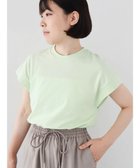 【グリーンパークス/Green Parks】の・Petit Fleur リブフレンチTEE Yellow|ID: prp329100004025189 ipo3291000000027556179