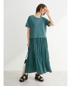 【グリーンパークス/Green Parks】のカットソー異素材ドッキングワンピース 人気、トレンドファッション・服の通販 founy(ファニー) ファッション Fashion レディースファッション WOMEN ワンピース Dress S/S・春夏 Ss・Spring/Summer アシンメトリー Asymmetry カットソー Cut And Sew シンプル Simple ティアードスカート Tiered Skirt ドッキング Docking ポケット Pocket 再入荷 Restock/Back In Stock/Re Arrival 夏 Summer 春 Spring thumbnail Khaki|ID: prp329100004025200 ipo3291000000027345860