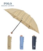 【ムーンバット/MOONBAT】のPOLO RALPH LAUREN 折りたたみ傘 ストライプ/日本製 ベージュ|ID: prp329100004025228 ipo3291000000026715999