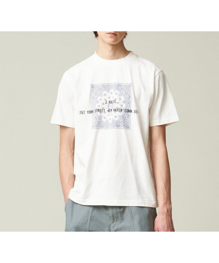 【ジェイ プレス/J.PRESS / MEN】のペイズリーバンダナプリントTシャツ インテリア・キッズ・メンズ・レディースファッション・服の通販 founy(ファニー) https://founy.com/ ファッション Fashion メンズファッション MEN トップス・カットソー Tops/Tshirt/Men シャツ Shirts ヴィンテージ Vintage 春 Spring カットソー Cut And Sew ジャケット Jacket S/S・春夏 Ss・Spring/Summer 夏 Summer |ID: prp329100004026162 ipo3291000000027426050