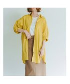 【イェッカ ヴェッカ/YECCA VECCA】のペーパータッチバックスリットロングシャツ Yellow|ID: prp329100004027145 ipo3291000000027019568