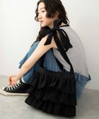 【ウィゴー/WEGO】のフリルショルダー ブラック|ID: prp329100004030093 ipo3291000000028370352