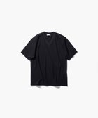 【エイトン/ATON】のFRESCA NUBACK VネックTシャツ BLACK|ID:prp329100004031786