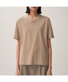 【エイトン/ATON】のFRESCA NUBACK VネックTシャツ BEIGE|ID: prp329100004031786 ipo3291000000028110862