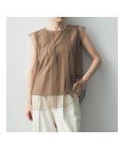 【イェッカ ヴェッカ/YECCA VECCA】のチュールレイヤードノースリーブカットソー Beige|ID: prp329100004033464 ipo3291000000028254121