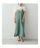 【イェッカ ヴェッカ/YECCA VECCA】の2wayリネンライクキャミワンピース 人気、トレンドファッション・服の通販 founy(ファニー) ファッション Fashion レディースファッション WOMEN ワンピース Dress キャミワンピース No Sleeve Dresses S/S・春夏 Ss・Spring/Summer キャミソール Camisole ダブル Double ポケット Pocket 再入荷 Restock/Back In Stock/Re Arrival 夏 Summer 春 Spring thumbnail Green|ID: prp329100004033468 ipo3291000000027016405