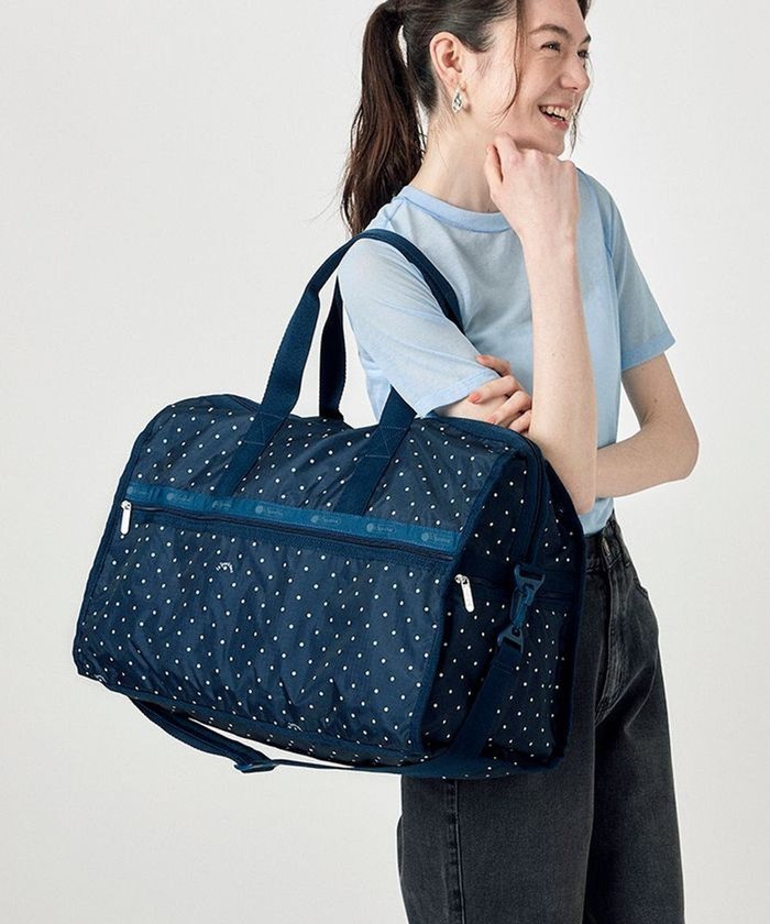 【レスポートサック/LeSportsac】のDELUXE LG WEEKENDER/ネイビープティドット インテリア・キッズ・メンズ・レディースファッション・服の通販 founy(ファニー) https://founy.com/ ファッション Fashion レディースファッション WOMEN シンプル Simple ドット Dot ボストンバッグ Boston Bag ポケット Pocket 旅行 Travel |ID: prp329100004033533 ipo3291000000026814562