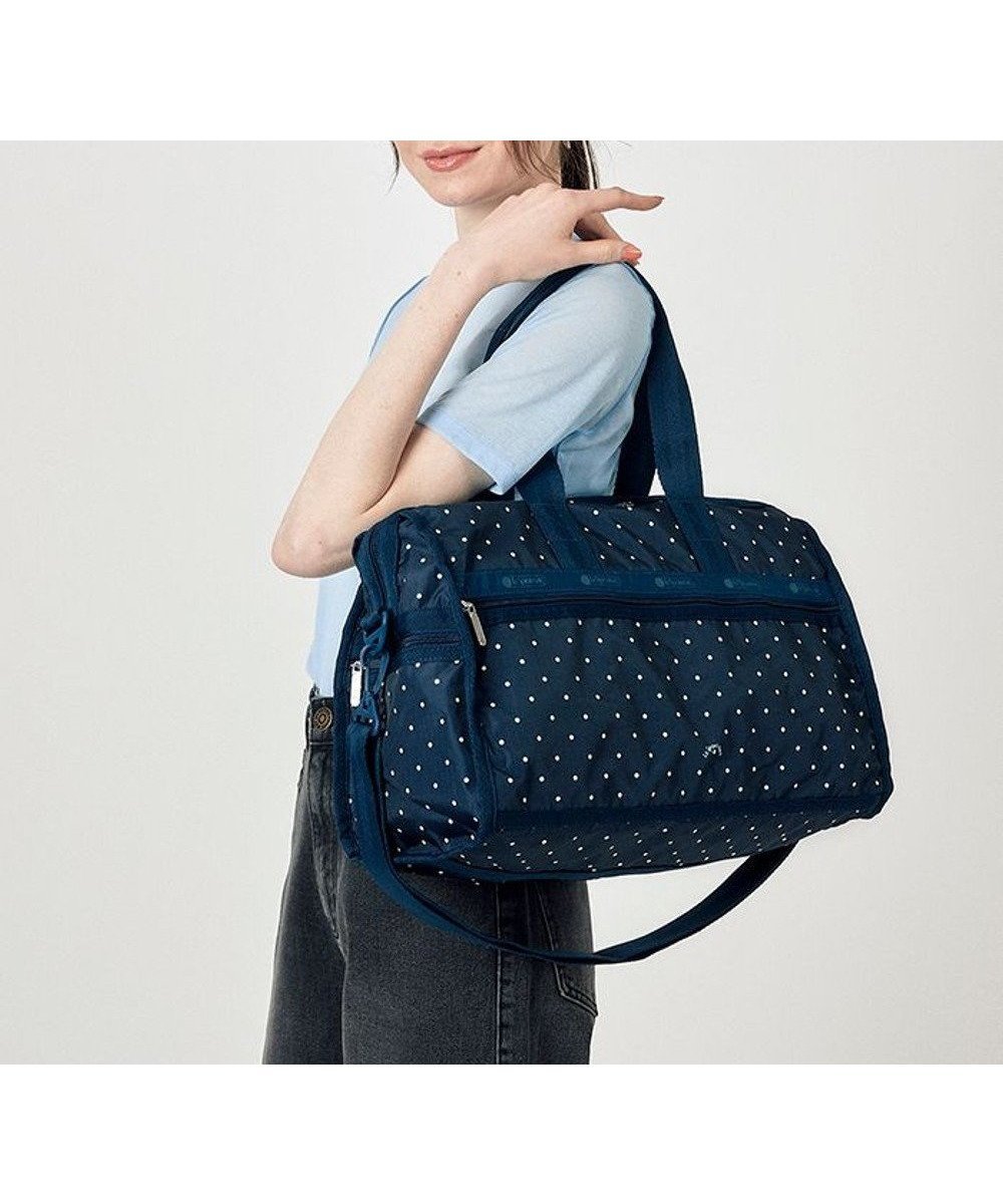 【レスポートサック/LeSportsac】のDELUXE MED WEEKENDER/ネイビープティドット 人気、トレンドファッション・服の通販 founy(ファニー) 　ファッション　Fashion　レディースファッション　WOMEN　シンプル　Simple　トラベル　Travel　ドット　Dot　ボストンバッグ　Boston Bag　ポケット　Pocket　旅行　Travel　 other-1|ID: prp329100004033535 ipo3291000000027783563