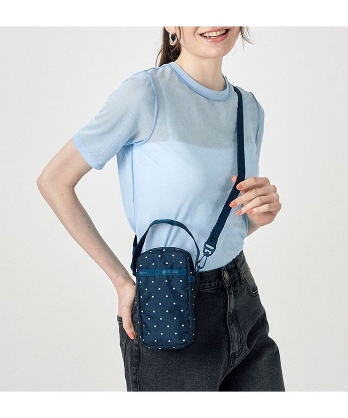 【レスポートサック/LeSportsac】のMINI PHONE CROSSBODY/ネイビープティドット インテリア・キッズ・メンズ・レディースファッション・服の通販 founy(ファニー) https://founy.com/ ファッション Fashion レディースファッション WOMEN おすすめ Recommend コンパクト Compact ショルダー Shoulder シンプル Simple スタイリッシュ Stylish ドット Dot ポケット Pocket |ID: prp329100004033549 ipo3291000000026814630