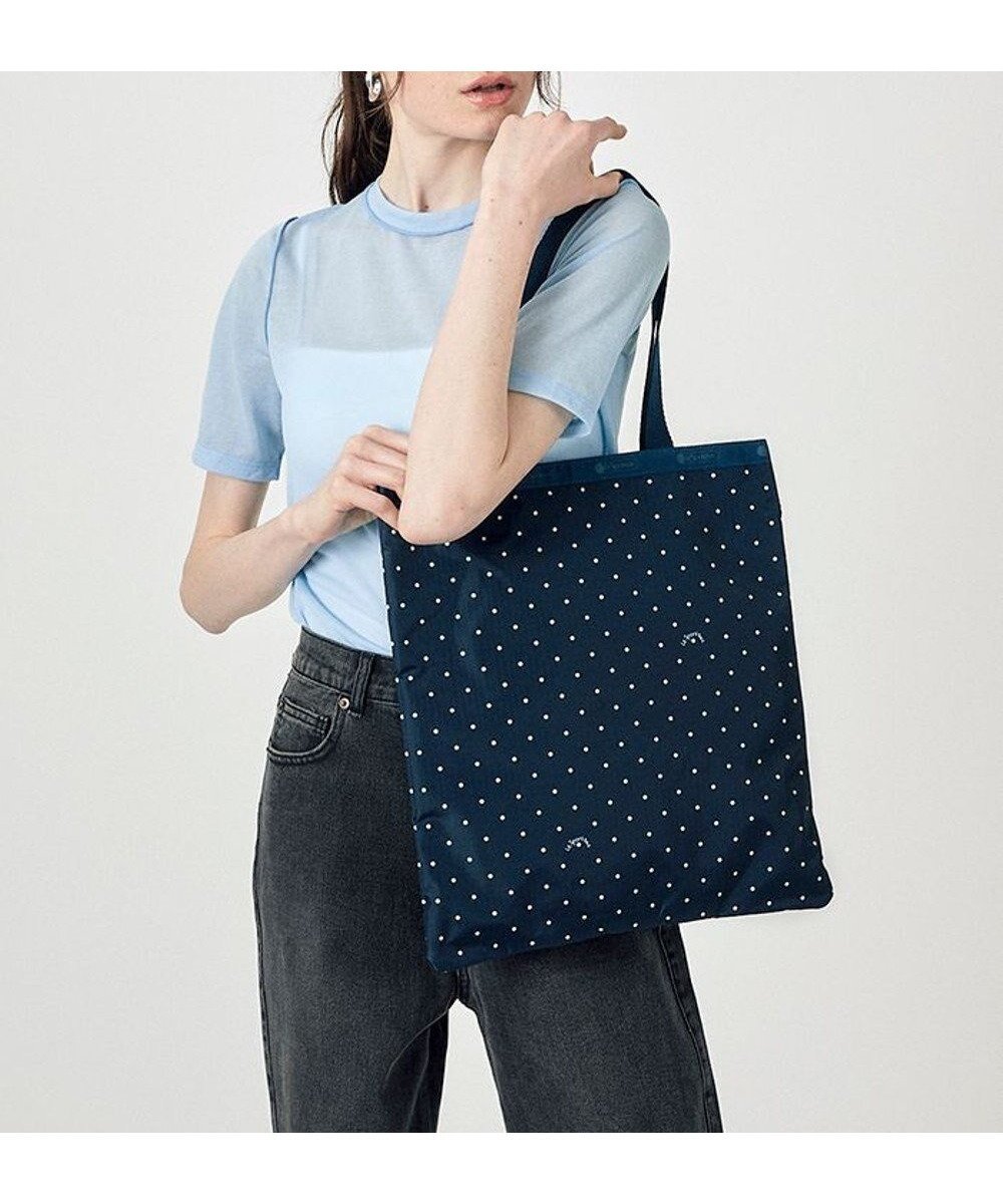 【レスポートサック/LeSportsac】のLARGE EMERALD TOTE/ネイビープティドット 人気、トレンドファッション・服の通販 founy(ファニー) 　ファッション　Fashion　レディースファッション　WOMEN　バッグ　Bag　シンプル　Simple　スリム　Slim　雑誌　Magazine　ドット　Dot　ポケット　Pocket　おすすめ　Recommend　ビジネス 仕事 通勤　Business　 other-1|ID: prp329100004033564 ipo3291000000026814697