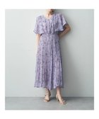 【イェッカ ヴェッカ/YECCA VECCA】のラインフラワー柄プリーツワンピース Lavender|ID: prp329100004033578 ipo3291000000028459433