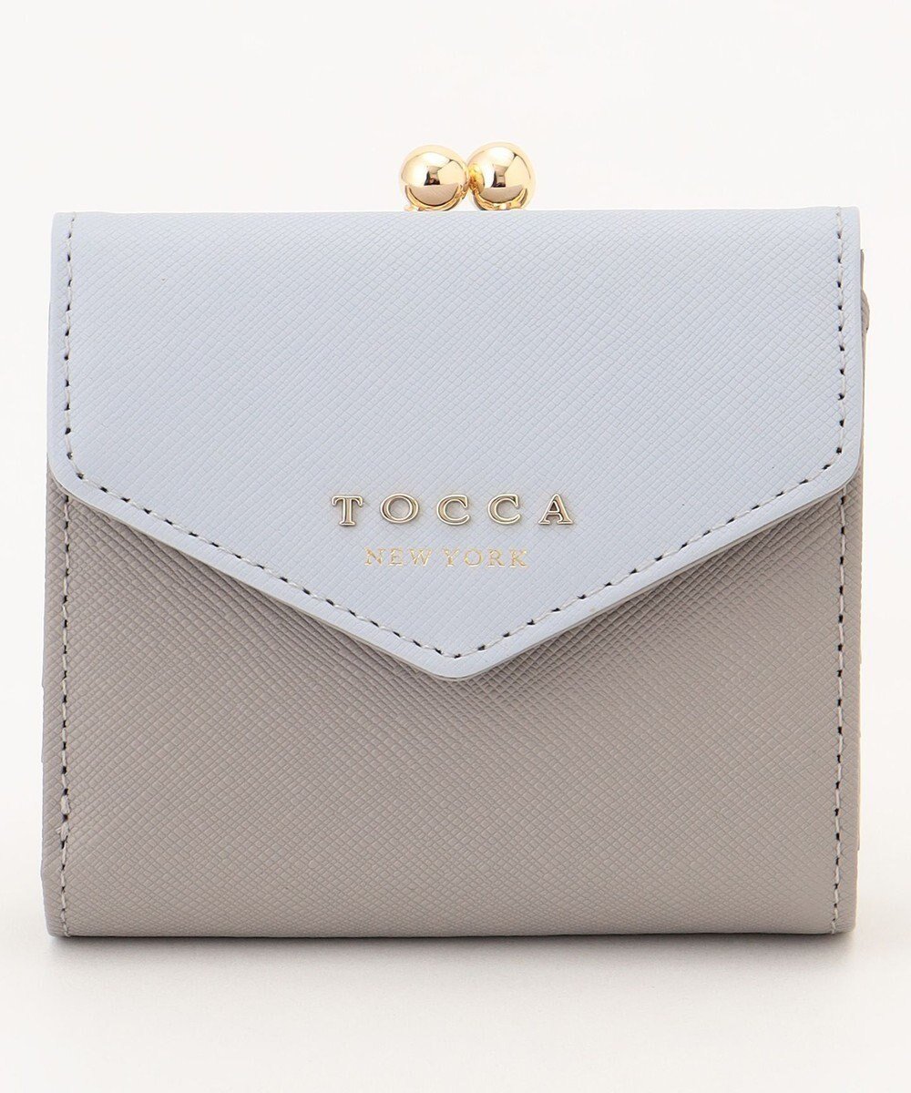 【トッカ/TOCCA】のLETTERA BIFOLD WALLET 財布 インテリア・キッズ・メンズ・レディースファッション・服の通販 founy(ファニー) 　ファッション　Fashion　レディースファッション　WOMEN　財布　Wallets　2024年　2024　2024-2025秋冬・A/W　Aw/Autumn/Winter/Fw/Fall/2024-2025　A/W・秋冬　Aw・Autumn/Winter・Fw・Fall-Winter　冬　Winter　おすすめ　Recommend　ウォレット　Wallet　コンパクト　Compact　シンプル　Simple　フォルム　Form　フラップ　Flap　ブロック　Block　ポケット　Pocket　メタル　Metal　モダン　Modern　モチーフ　Motif　リュクス　Luxe　財布　Wallet　ブルー系|ID: prp329100004033611 ipo3291000000026814934